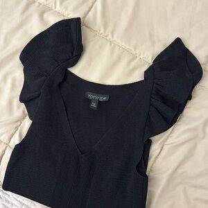 Top shop black blouse